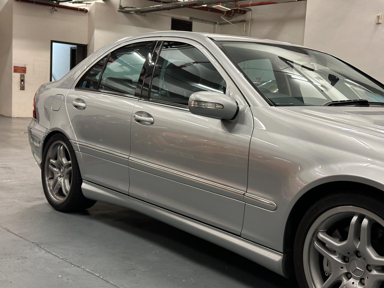 Mercedes Benz C55, Silver, GF203-WEB-14