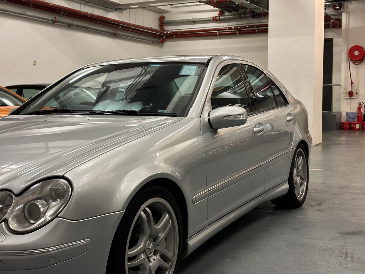 Mercedes Benz C55, Silver, GF203-WEB-15