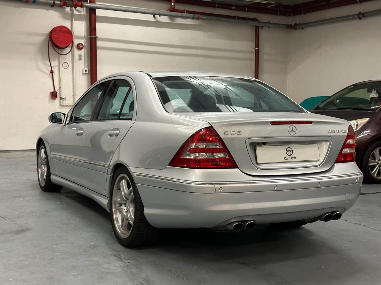 Mercedes Benz C55, Silver, GF203-WEB-7