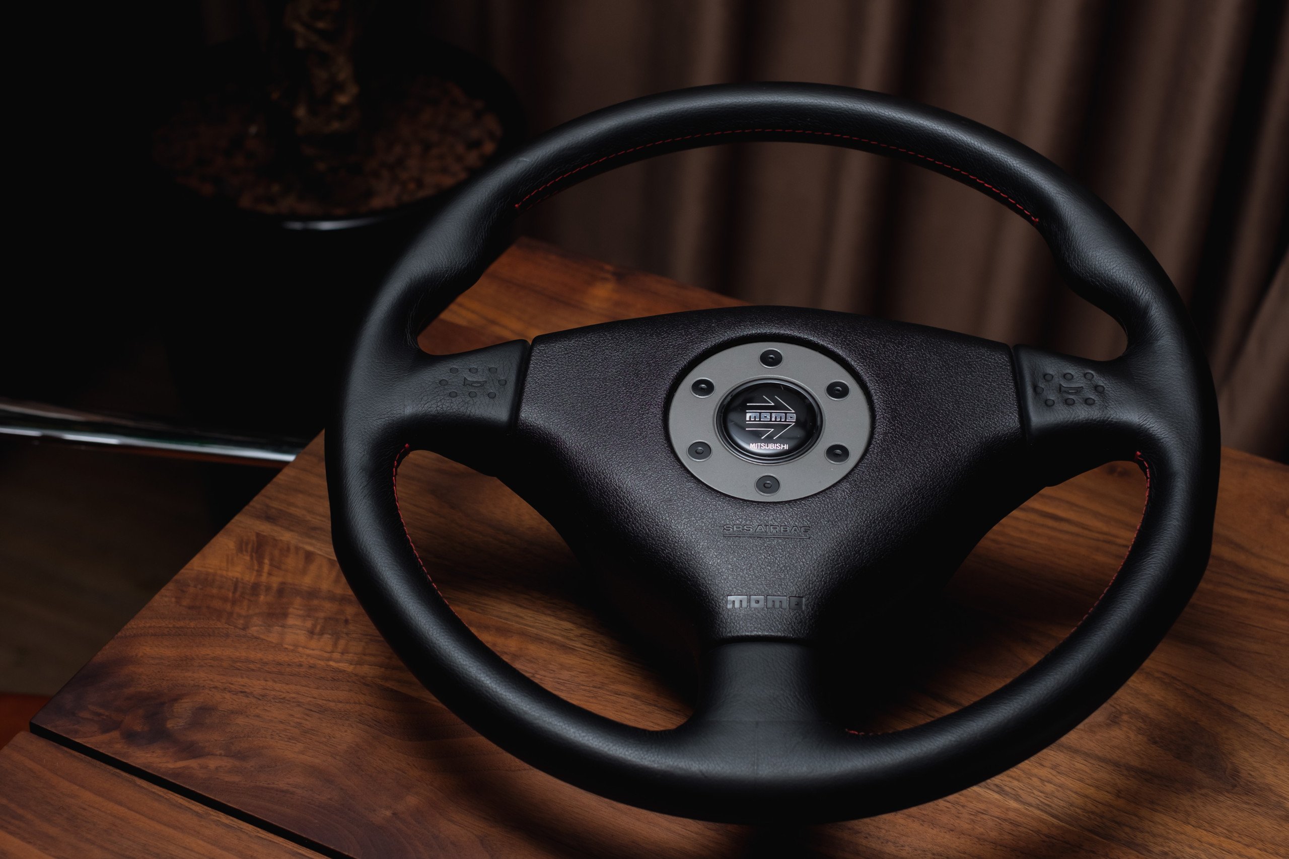 Mitsubishi Lancer EVO 6 RALLIART STEERING WHEEL-WEB-1